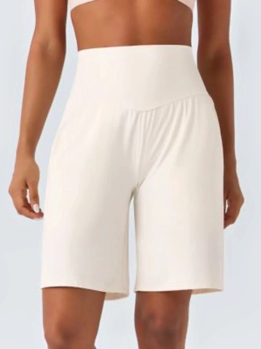 Halara SoftlyZero™ Airy High Waisted Pockets InstantCool Yoga Bermuda Shorts